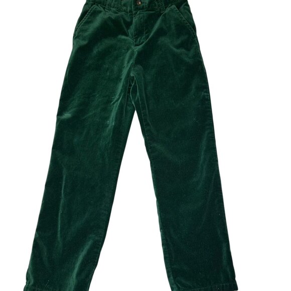 Gymboree Green Velour Pants Size 7 Warm Cozy Holiday Dress Pants - Picture 7 of 9